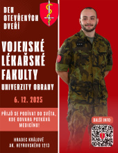 Vojenská lékařská fakulta Univerzity obrany otevře dveře