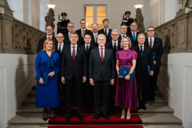 Prezident republiky jmenoval novou vládu České republiky