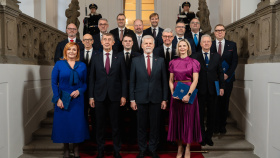 Prezident republiky jmenoval novou vládu České republiky