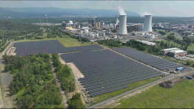 ČEZ zprovoznil v kraji fotovoltaiky o výkonu 53 MW a zrychluje výstavbu