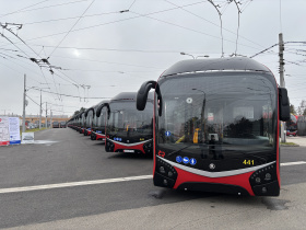 Pětatřicet nových trolejbusů už je v Budějovicích