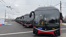 Pětatřicet nových trolejbusů už je v Budějovicích