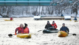 Otava na svatého Štěpána tradičně patřila vodákům