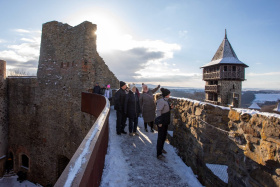 Hrad Helfštýn se výjimečně otevře návštěvníkům, chystá se novoroční výstup