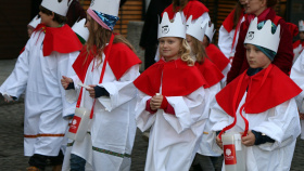 V Budějovicích vyšli koledníci do ulic včera
