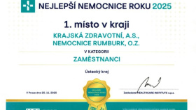 Zaměstnanci Nemocnice Rumburk zvítězili v krajské anketě