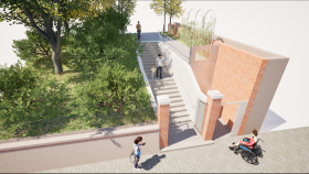 Bezbariérový vstup do Tyršova sadu zajistí výtah