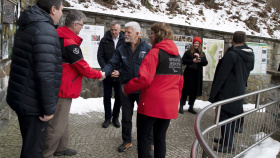 Hostem Zbrašovských aragonitových jeskyní byl poprvé v historii prezident