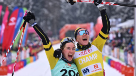 Jizerská padesátka v norské režii. Mezi ženami obhájila Alnaesová, mužům kraloval Riege