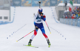 Senzační biatlonový bronz! Voborníková dojela třetí v olympijském závodě s hromadným startem