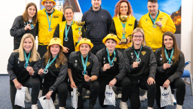 Futsalistky dorazily po úspěšné sezóně na magistrát