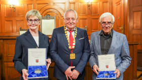 Vyznamenání města pro Marcelu Augustovou a Miroslava Masáka