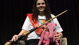 Zlatý Ámos putuje do Zlína. Finalisty soutěže přijal prezident republiky s manželkou