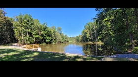 Menší nádrž u Dětenic zrekonstruovaly Lesy České republiky