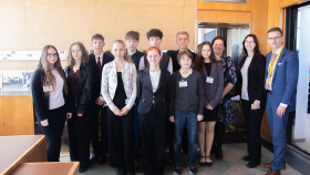 Hejtman přijal mladé filmaře z Uherského Brodu, kteří  uspěli v mezinárodní soutěži