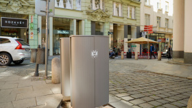 V centru Brna se koná výměna stovek odpadkových košů