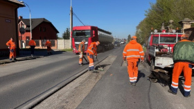 Opravy po zimě na silnicích pokračují