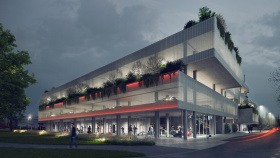 Parkovací dům arena parking zabodoval jako jediná oceněná stavba z Pardubického kraje