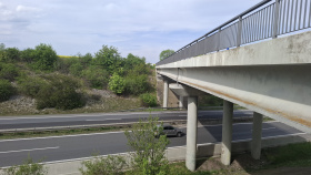 Řidiči pozor! Rekonstrukce mostu uzavře dálnici D6 dvakrát na dvacet minut Kliknutím zvětšíte obrázek
