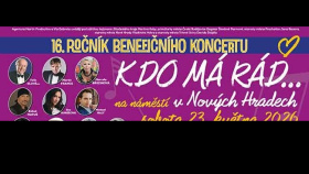 Pozvánka na benefiční koncert Kdo má rád