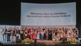 Město rozdalo ocenění Talent královéhradecké kultury a Žákovská osobnost Kliknutím zvětšíte obrázek