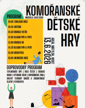 Pozvánka na Komořanské dětské hry Kliknutím zvětšíte obrázek