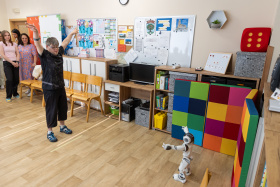 Sociální robot Robic získal cenu odborné veřejnosti Kliknutím zvětšíte obrázek
