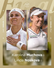 Fantastický úspěch českého tenisu! Nosková a Muchová ve finále Wimbledonu