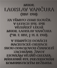 Pamětní deska věnovaná Ladislavu Vančurovi by mohla být odhalena již v říjnu Kliknutím zvětšíte obrázek