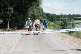 Pohodlněji pěšky i na kole. Deset kilometrů Labské stezky dostalo nový povrch Kliknutím zvětšíte obrázek