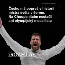 Česko má poprvé v historii mistra světa v šermu! Nestačil na něj ani olympijský medailista