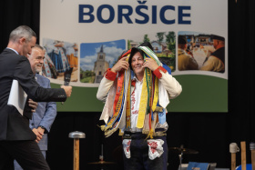 Boršice hostily slavnostní předání ocenění Vesnice roku Zlínského kraje