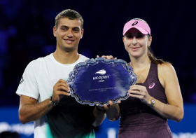 Muchová s Menšíkem vyhráli smíšenou čtyřhru na US Open Kliknutím zvětšíte obrázek