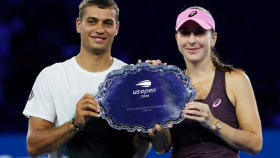 Muchová s Menšíkem vyhráli smíšenou čtyřhru na US Open