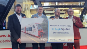 Do Libereckého kraje míří další RegioSpidery, vlaky dostávají originální design
