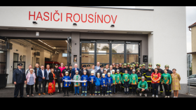 Nové zázemí pro hasiče a městskou policii v Rousínově je hotové