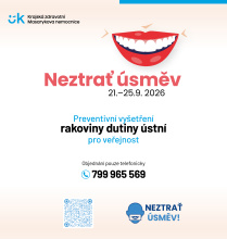Neztraťte úsměv: Využijte bezplatné preventivní vyšetření dutiny ústní v Masarykově nemocnici Kliknutím zvětšíte obrázek