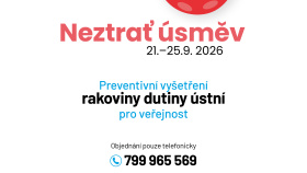 Neztraťte úsměv: Využijte bezplatné preventivní vyšetření dutiny ústní v Masarykově nemocnici
