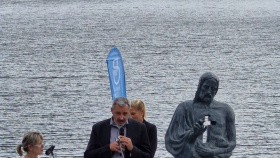 Fláje zdobí nová socha sv. Jana Křtitele