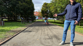Pétanque hřiště na Osmičce má nový povrch. Renovace je dokončena