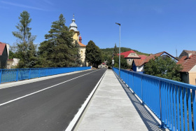 Ústecký kraj dokončil rekonstrukci mostu ve Rtyni nad Bílinou. Provoz bude obnoven v pondělí Kliknutím zvětšíte obrázek