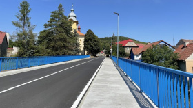 Ústecký kraj dokončil rekonstrukci mostu ve Rtyni nad Bílinou. Provoz bude obnoven v pondělí