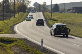 Silnice mezi Bystřicí a Hlinskem pod Hostýnem je po rekonstrukci za 243 mil. korun Kliknutím zvětšíte obrázek